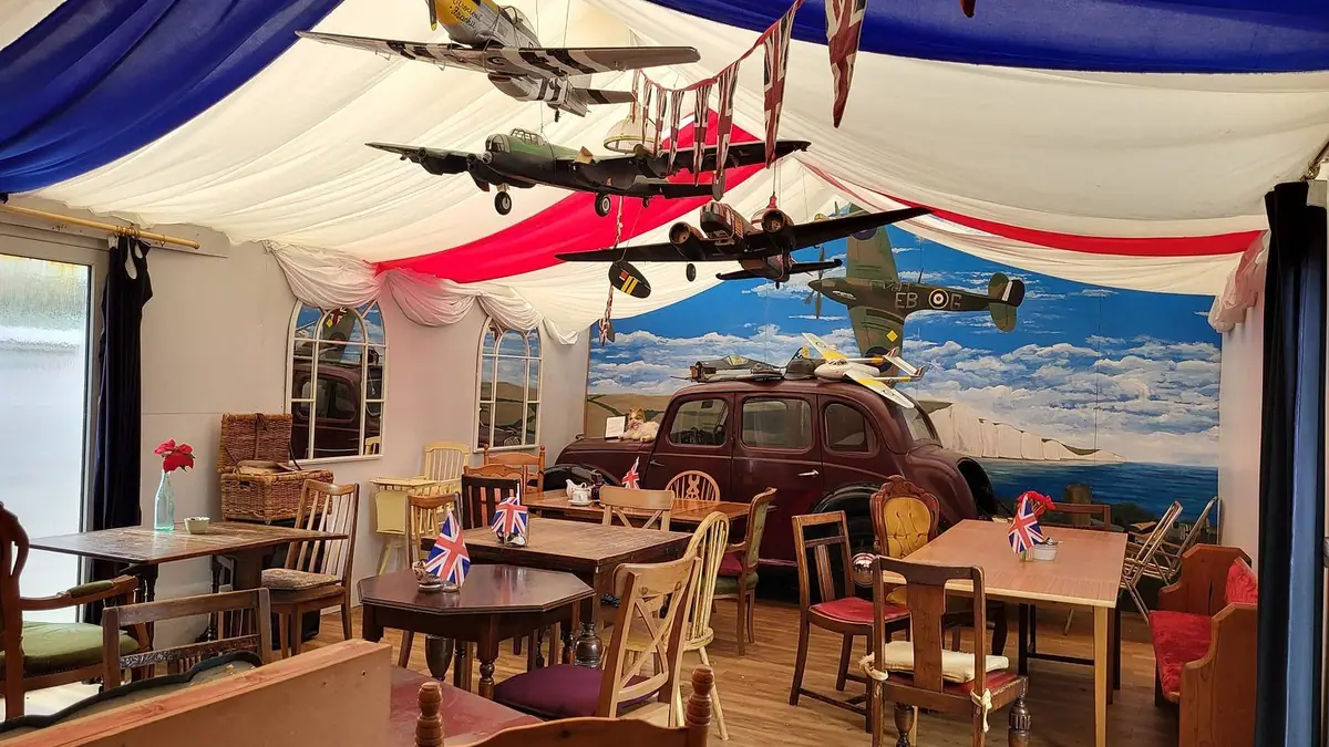 The Air Raid Shelter Cafe – cake shop in Hilltop, Chesham